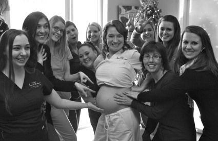 Colleen - One of Tamara's employees pregnant with Healthy twins